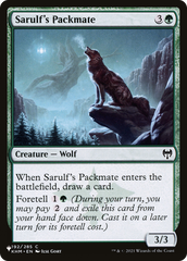 Sarulf's Packmate [The List Reprints] | Enigma On Main