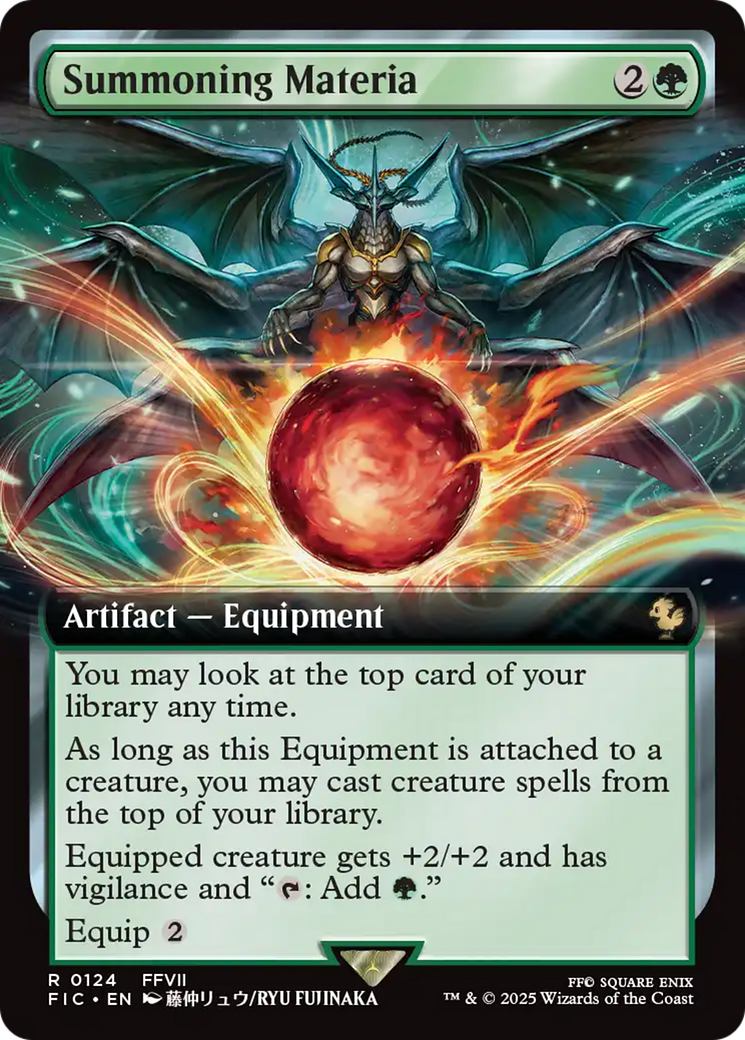 Summoning Materia (Extended Art) [FINAL FANTASY Commander] | Enigma On Main