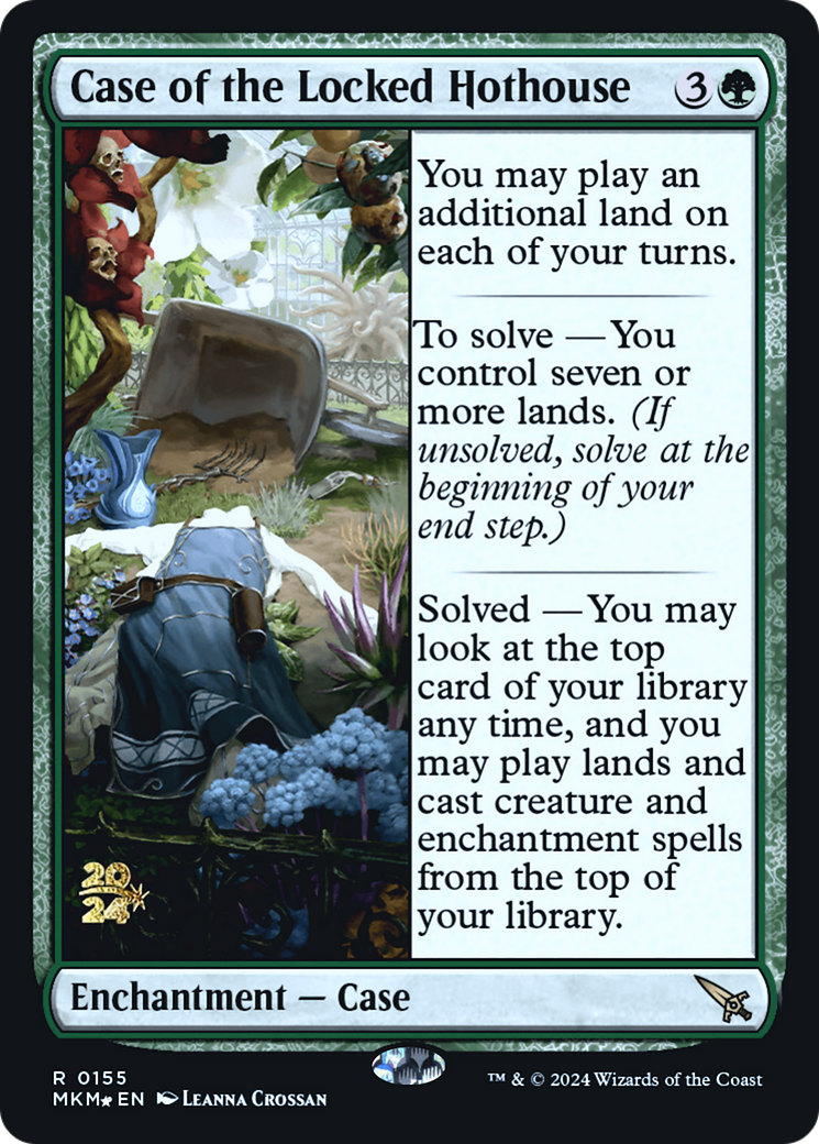 Case of the Locked Hothouse [Murders at Karlov Manor Prerelease Promos] | Enigma On Main