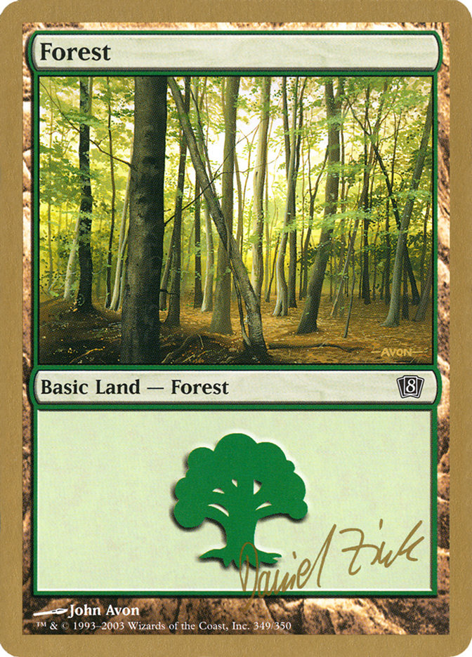 Forest (dz349) (Daniel Zink) [World Championship Decks 2003] | Enigma On Main