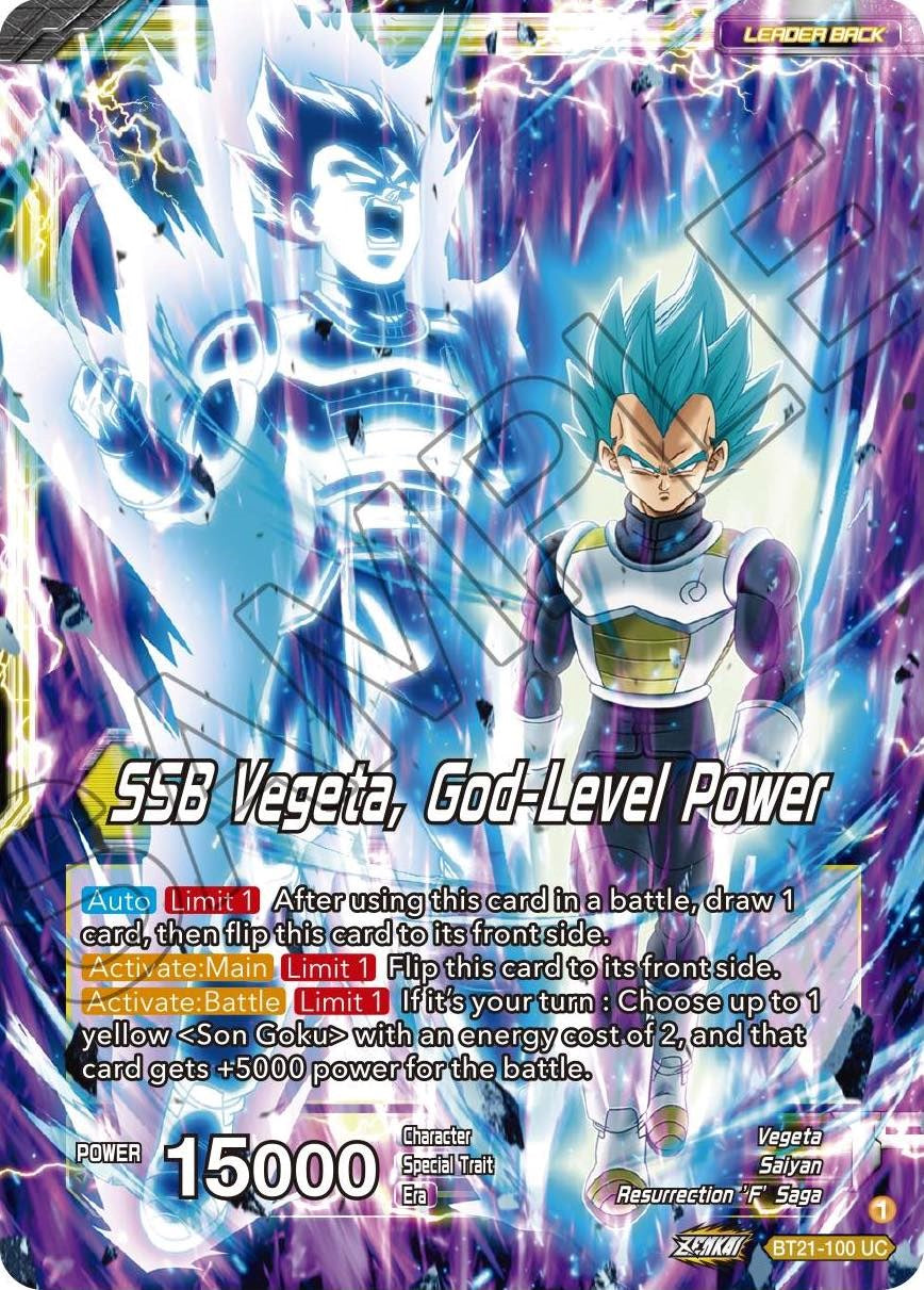 SSB Son Goku // SSB Vegeta, God-Level Power (BT21-100) [Wild Resurgence] | Enigma On Main