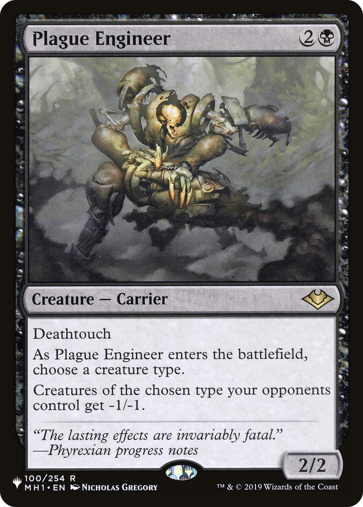 Plague Engineer [The List Reprints] | Enigma On Main