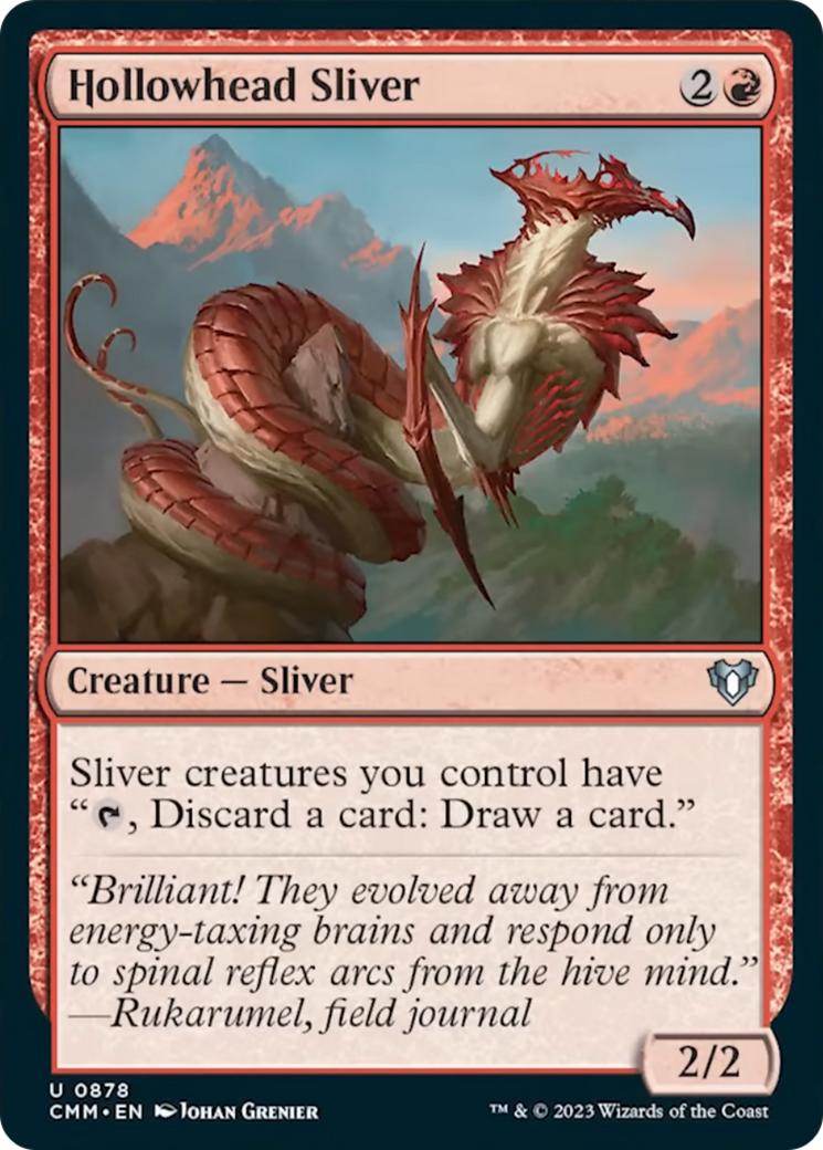 Hollowhead Sliver [Commander Masters] | Enigma On Main