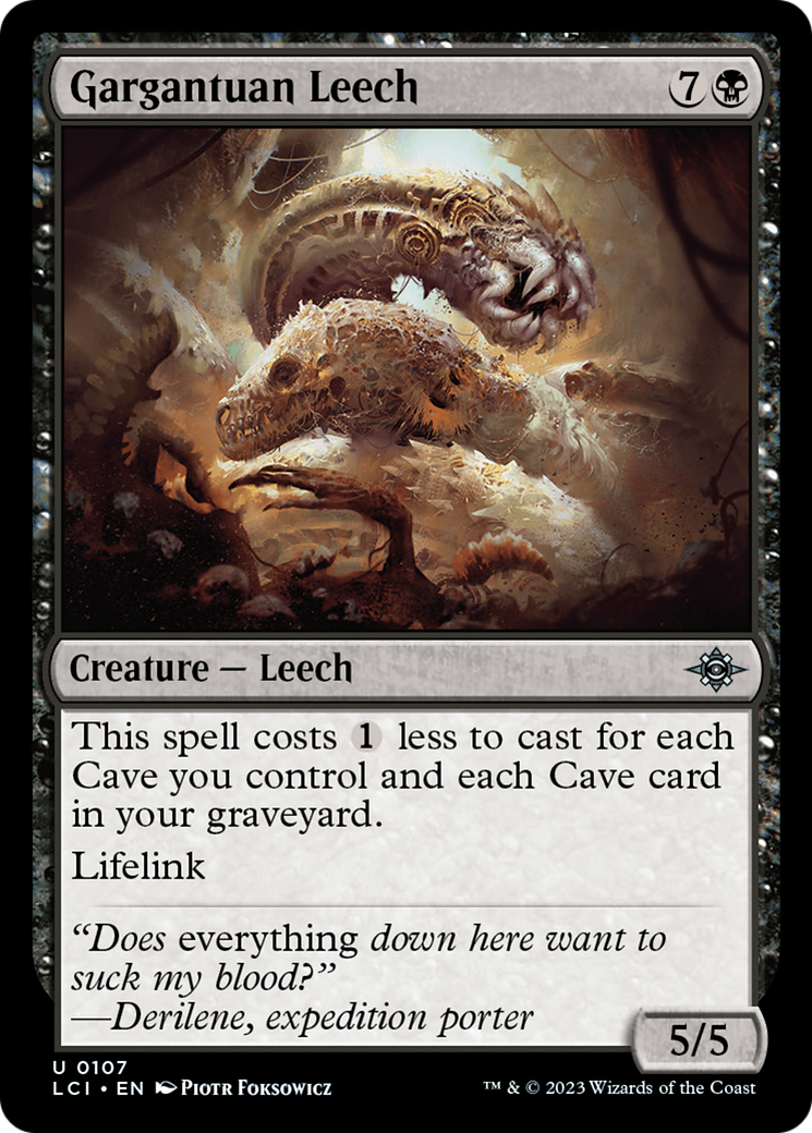 Gargantuan Leech [The Lost Caverns of Ixalan] | Enigma On Main