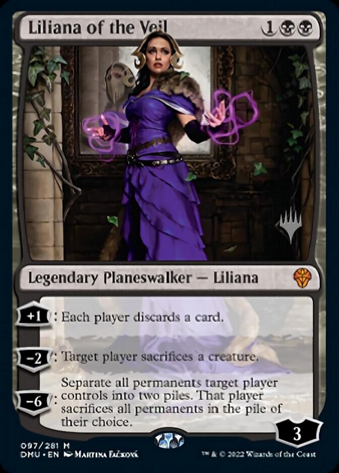 Liliana of the Veil (Promo Pack) [Dominaria United Promos] | Enigma On Main