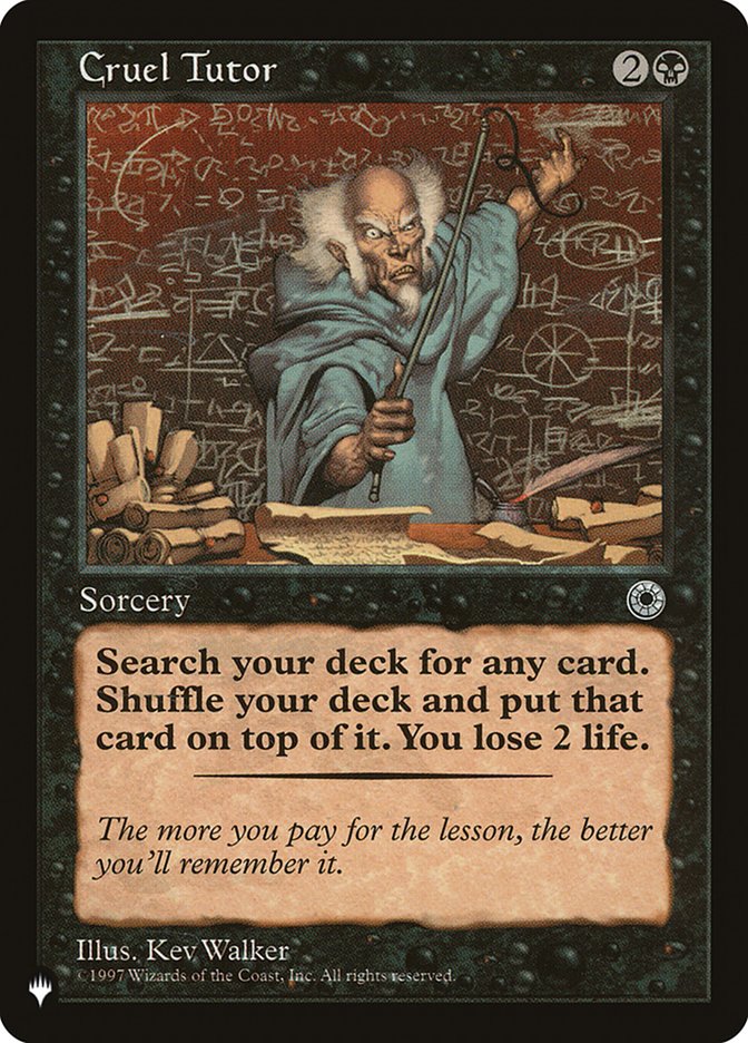 Cruel Tutor [The List] | Enigma On Main