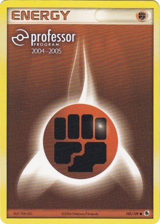 Fighting Energy (105/109) (2004 2005) [Professor Program Promos] | Enigma On Main