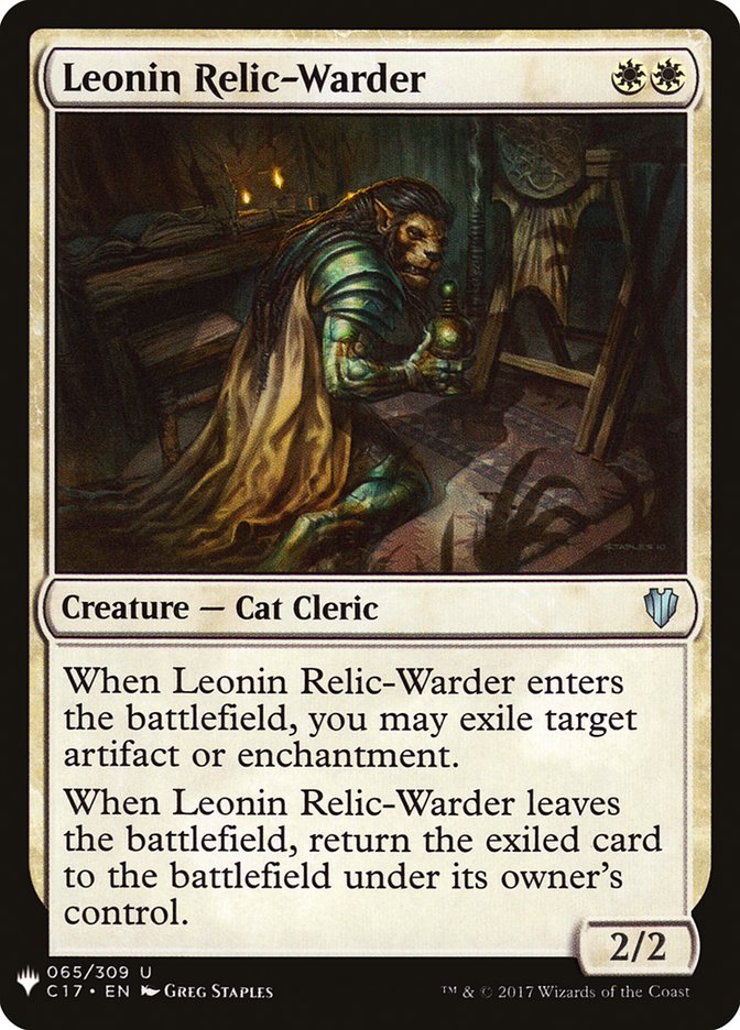 Leonin Relic-Warder [Mystery Booster] | Enigma On Main