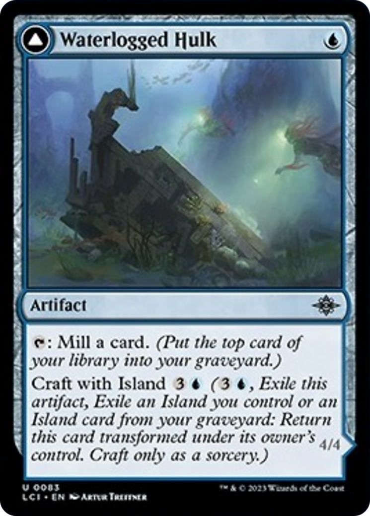 Waterlogged Hulk // Watertight Gondola [The Lost Caverns of Ixalan] | Enigma On Main