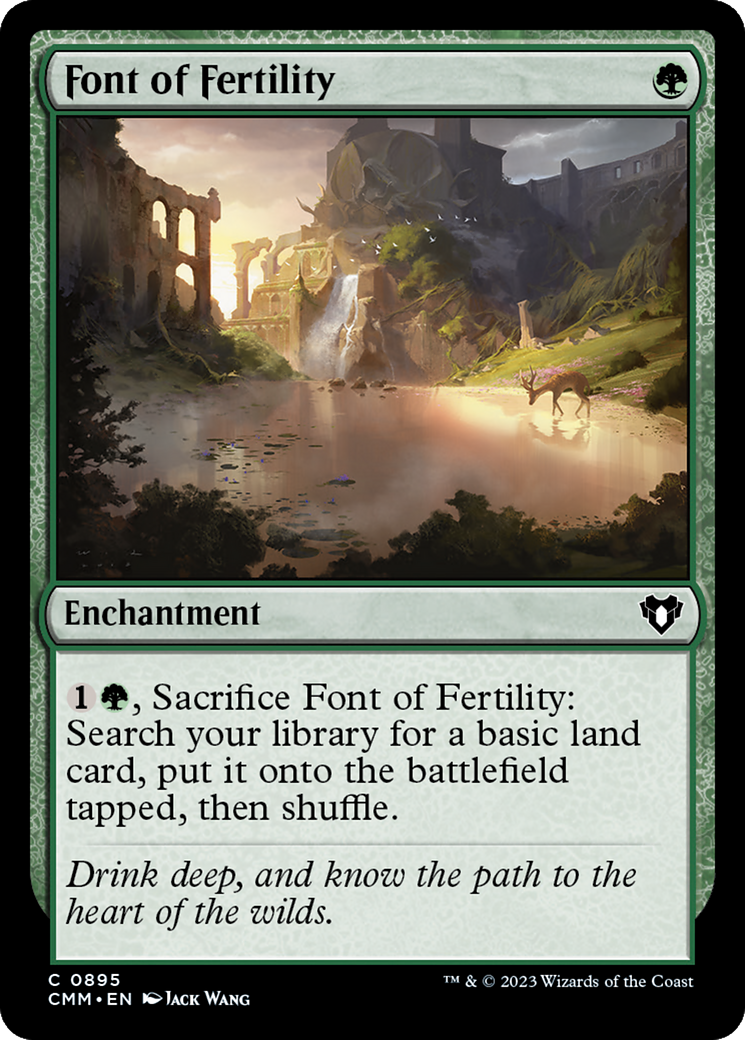 Font of Fertility [Commander Masters] | Enigma On Main