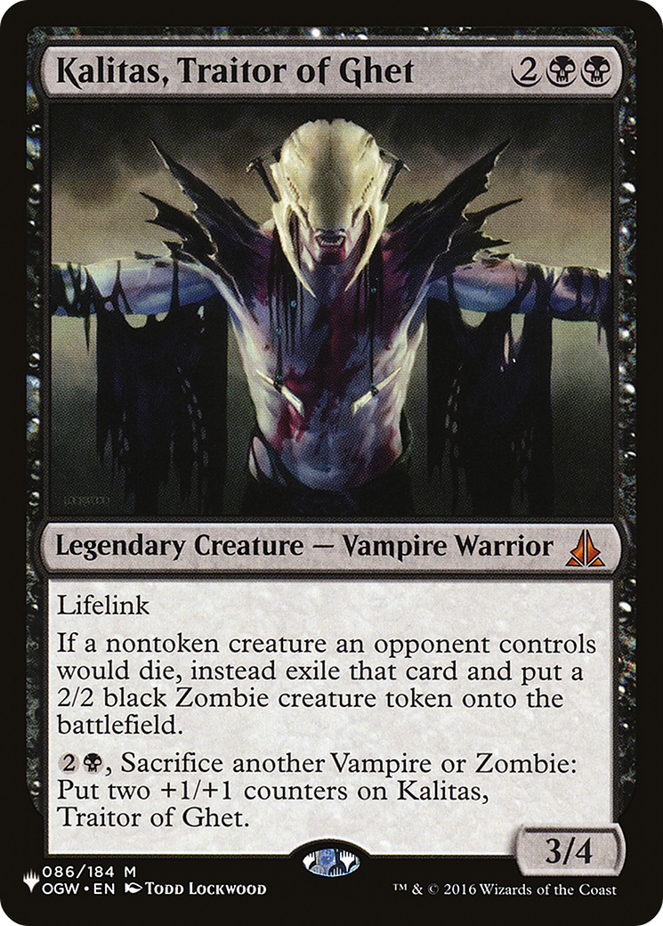 Kalitas, Traitor of Ghet [The List] | Enigma On Main