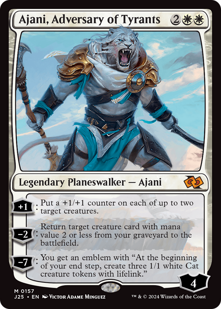 Ajani, Adversary of Tyrants [Foundations Jumpstart] | Enigma On Main