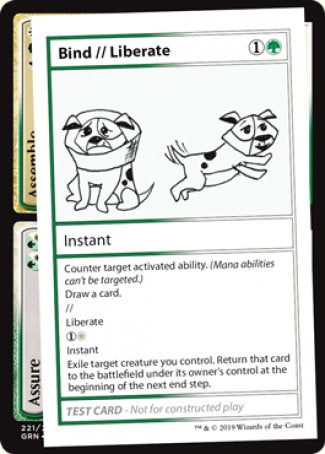 Bind // Liberate (2021 Edition) [Mystery Booster Playtest Cards] | Enigma On Main