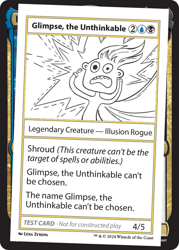 Glimpse, the Unthinkable [Mystery Booster 2 Playtest Cards] | Enigma On Main