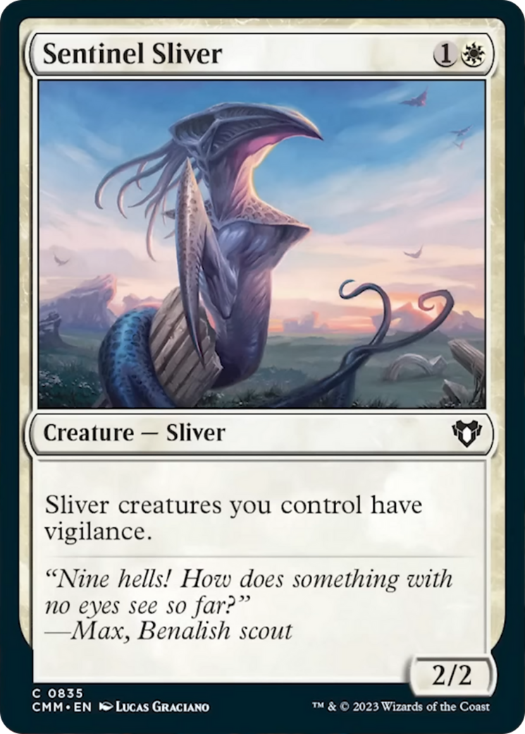 Sentinel Sliver [Commander Masters] | Enigma On Main