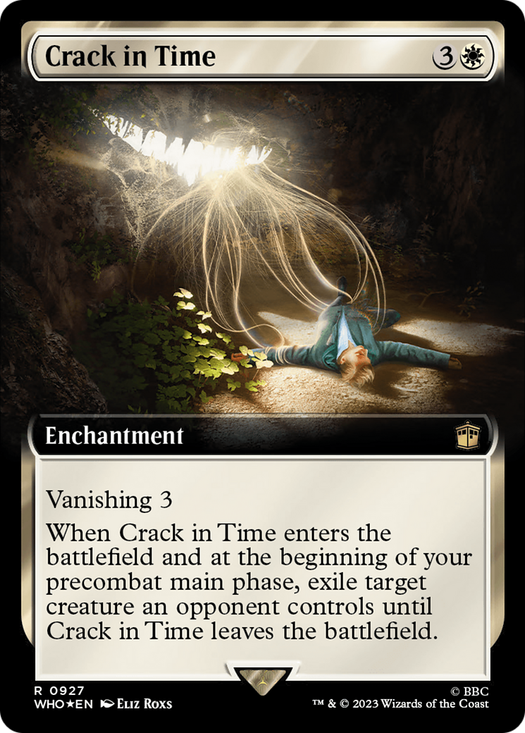 Crack in Time (Extended Art) (Surge Foil) [Doctor Who] | Enigma On Main