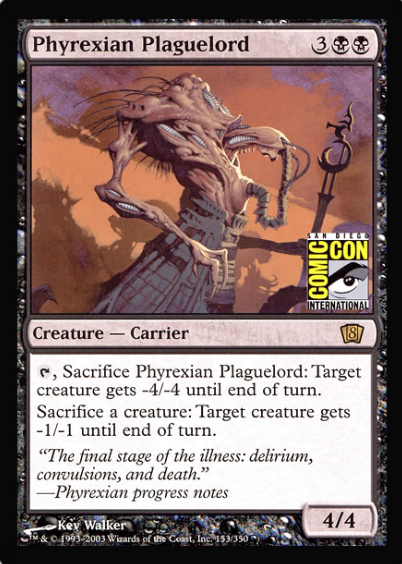 Phyrexian Plaguelord (San Diego Comic Con Oversized) [Oversize Cards] | Enigma On Main