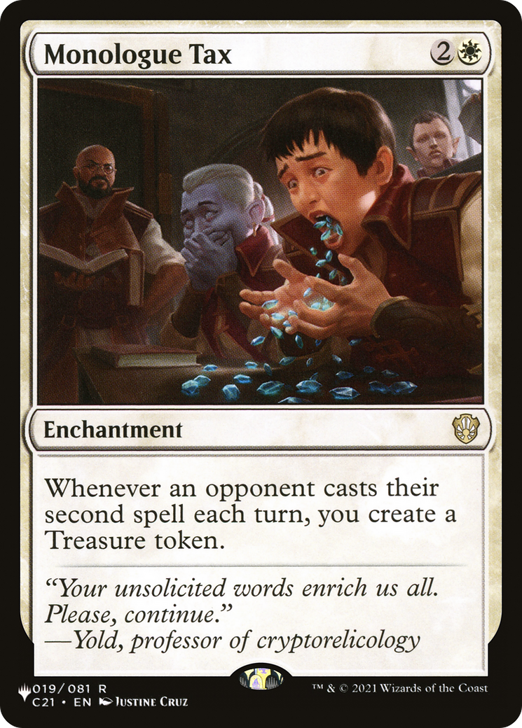 Monologue Tax [The List] | Enigma On Main