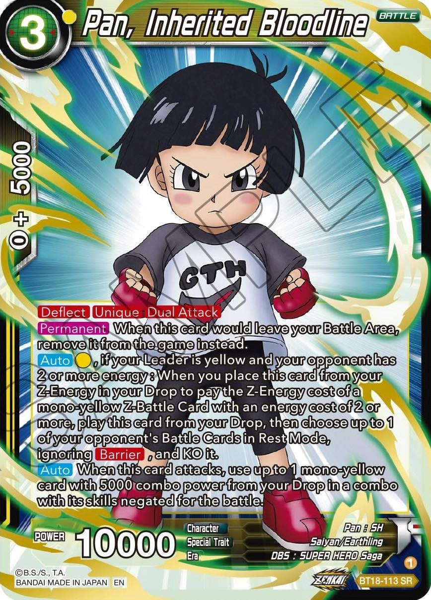 Pan, Inherited Bloodline (BT18-113) [Promotion Cards] | Enigma On Main