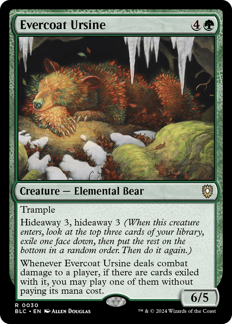 Evercoat Ursine [Bloomburrow Commander] | Enigma On Main