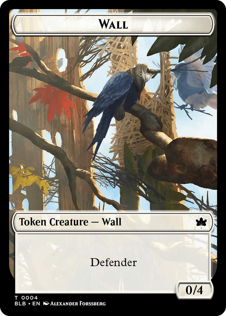 Wall Token [Bloomburrow Tokens] | Enigma On Main