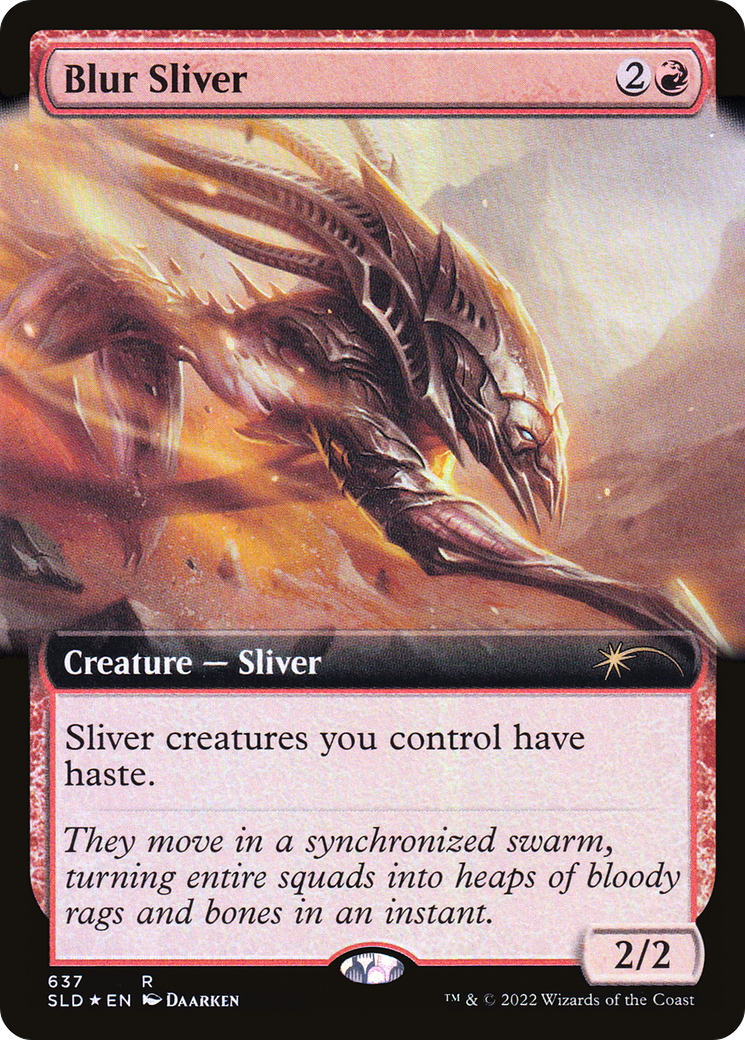 Blur Sliver (Extended Art) [Secret Lair Drop Promos] | Enigma On Main