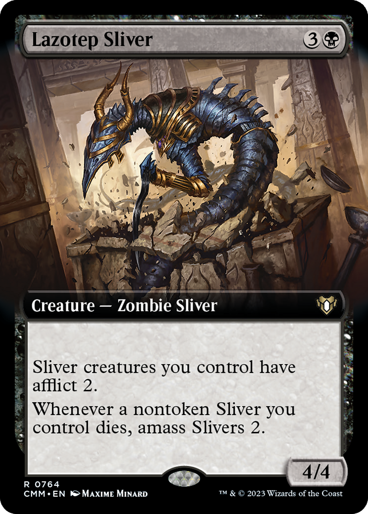 Lazotep Sliver (Extended Art) [Commander Masters] | Enigma On Main
