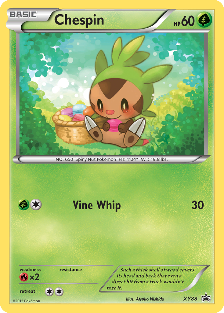 Chespin (XY88) (Collector Chest) [XY: Black Star Promos] | Enigma On Main