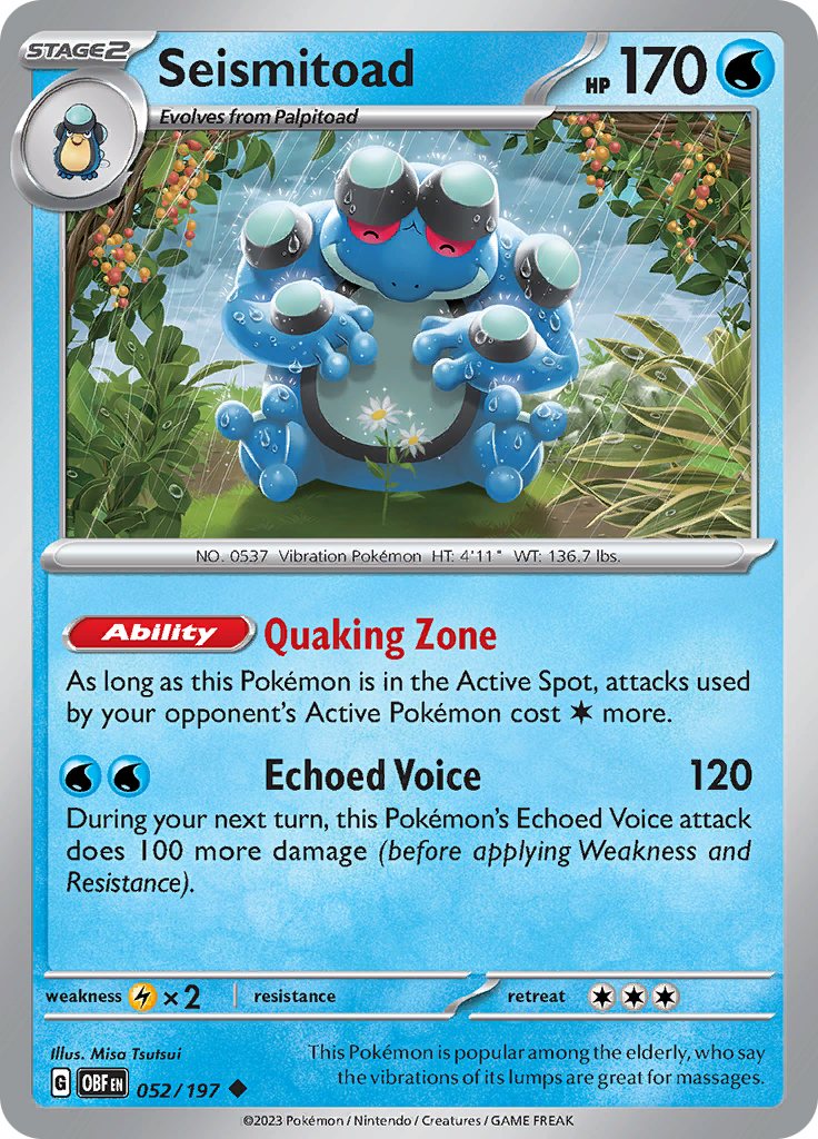 Seismitoad (052/197) [Scarlet & Violet: Obsidian Flames] | Enigma On Main