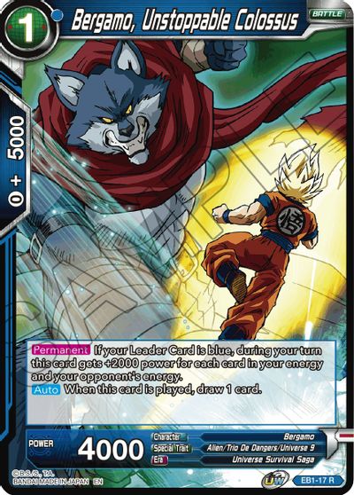 Bergamo, Unstoppable Colossus (EB1-17) [Battle Evolution Booster] | Enigma On Main