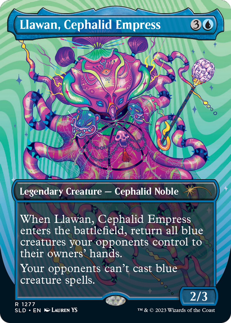 Llawan, Cephalid Empress (Borderless) [Secret Lair Drop Series] | Enigma On Main