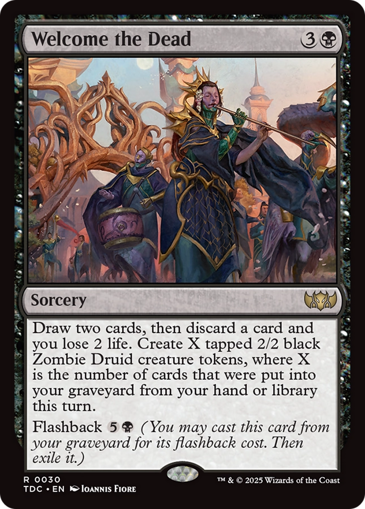 Welcome the Dead [Tarkir: Dragonstorm Commander] | Enigma On Main