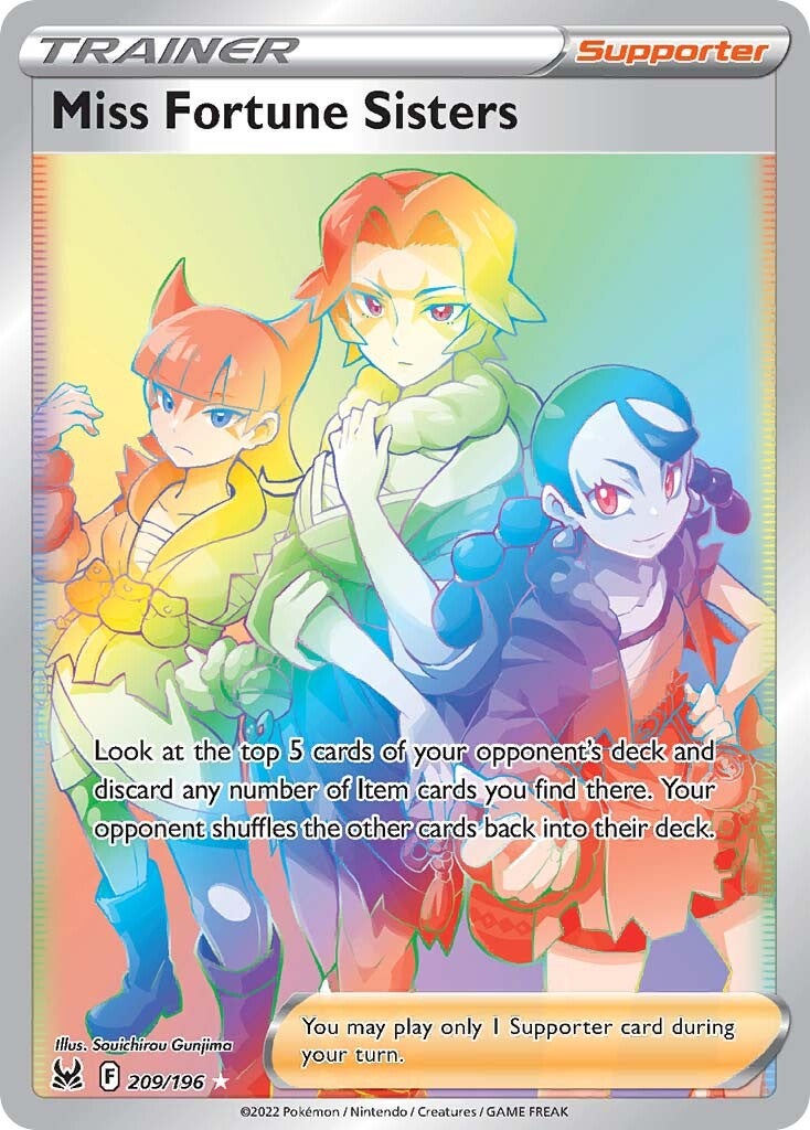Miss Fortune Sisters (209/196) [Sword & Shield: Lost Origin] | Enigma On Main