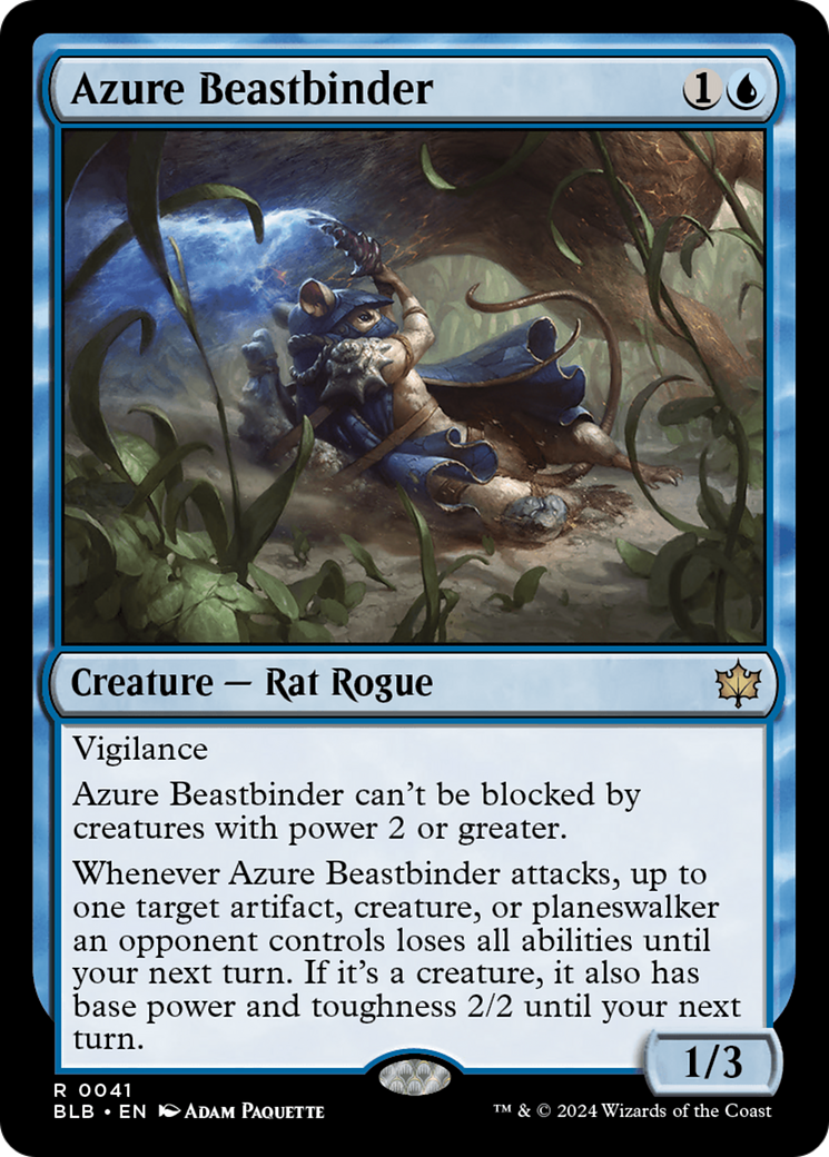 Azure Beastbinder [Bloomburrow] | Enigma On Main