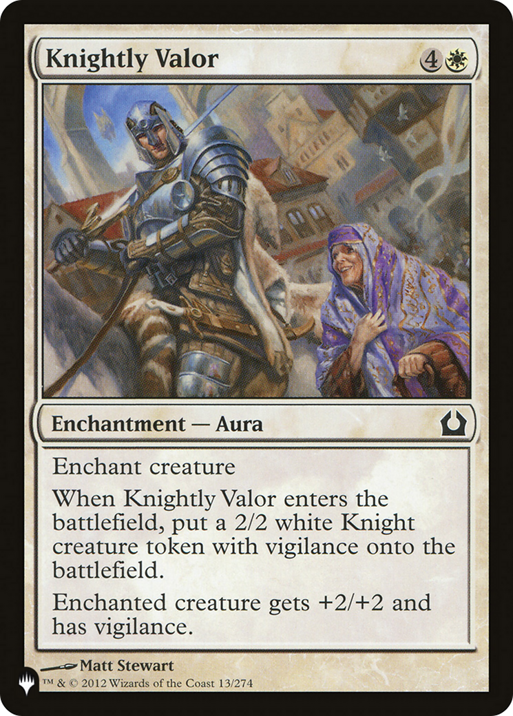 Knightly Valor [The List Reprints] | Enigma On Main