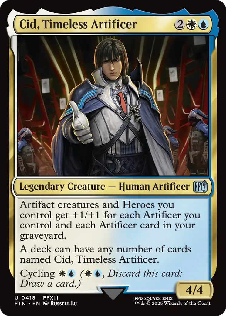 Cid, Timeless Artificer (0418) [FINAL FANTASY] | Enigma On Main