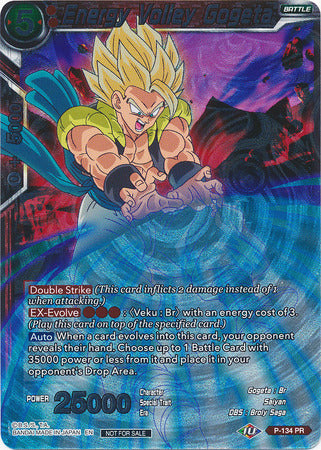 Energy Volley Gogeta (Series 7 Super Dash Pack) (P-134) [Promotion Cards] | Enigma On Main