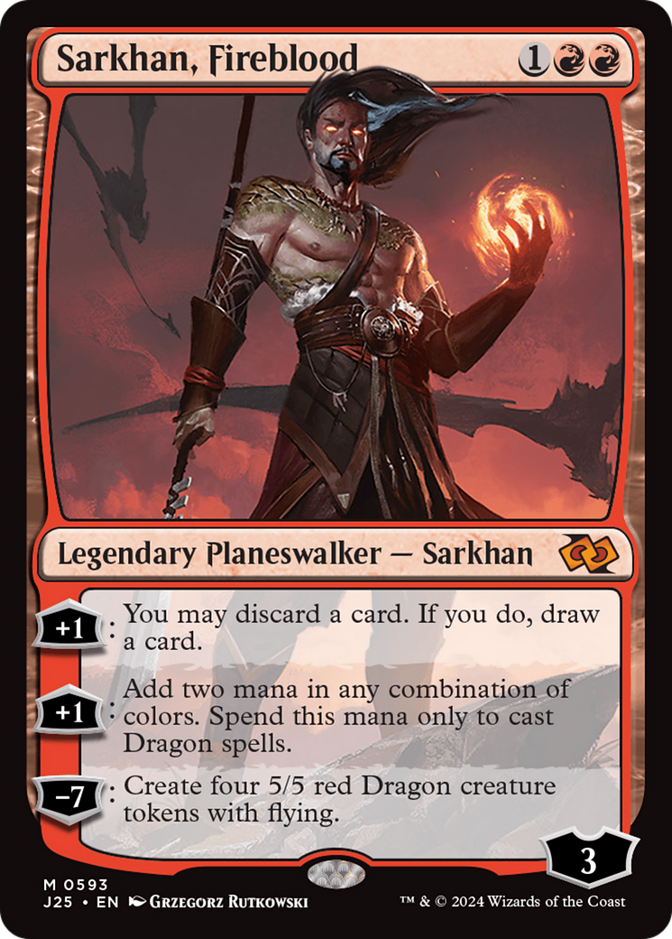 Sarkhan, Fireblood [Foundations Jumpstart] | Enigma On Main