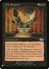 Vile Requiem (USG) [The List Reprints] | Enigma On Main