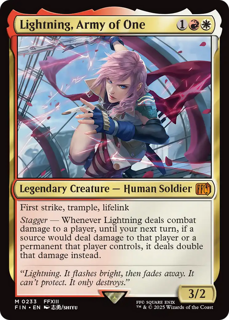 Lightning, Army of One [FINAL FANTASY] | Enigma On Main