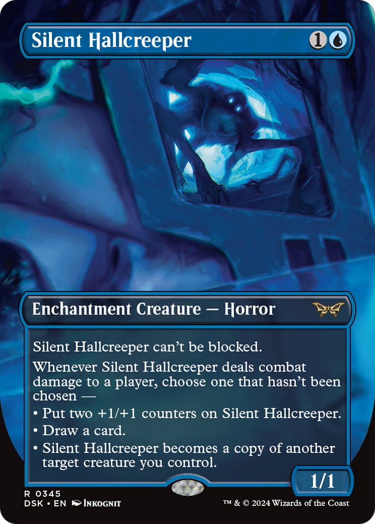 Silent Hallcreeper (Borderless) [Duskmourn: House of Horror] | Enigma On Main