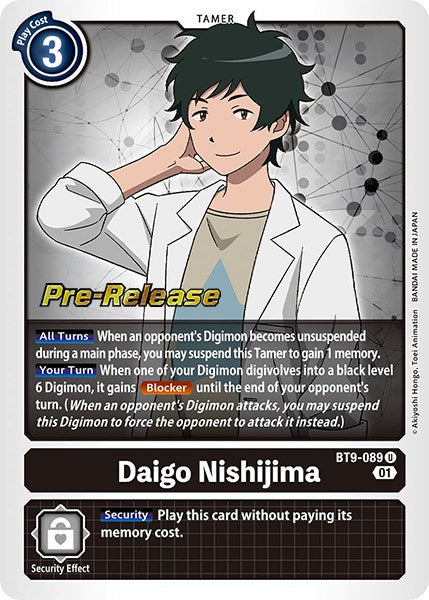 Daigo Nishijima [BT9-089] [X Record Pre-Release Promos] | Enigma On Main