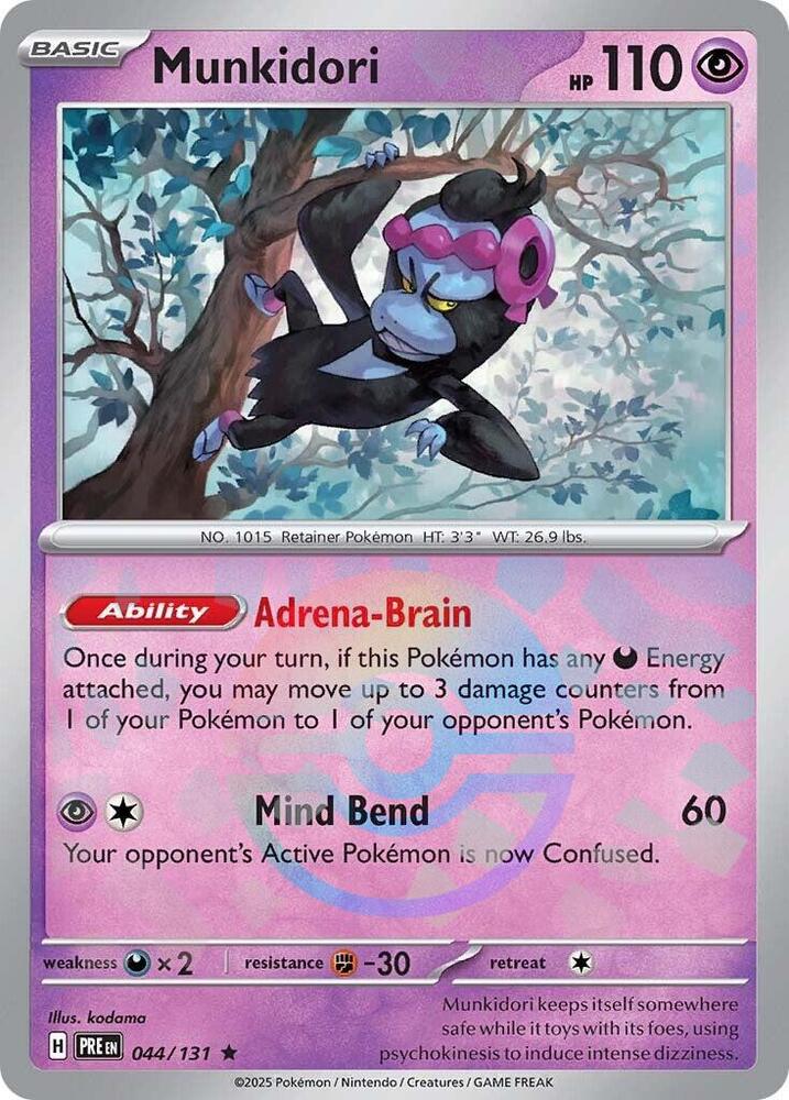 Munkidori (044/131) (Poke Ball Pattern) [Scarlet & Violet: Prismatic Evolutions] | Enigma On Main