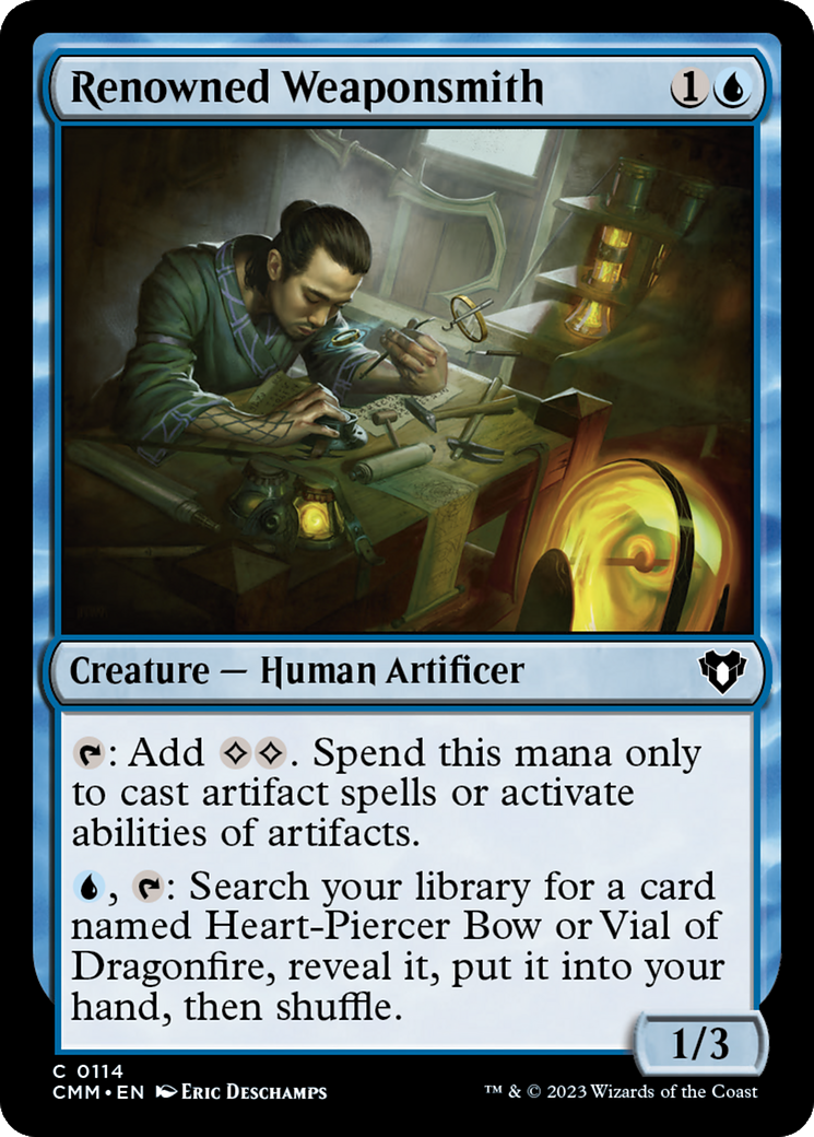 Renowned Weaponsmith [Commander Masters] | Enigma On Main