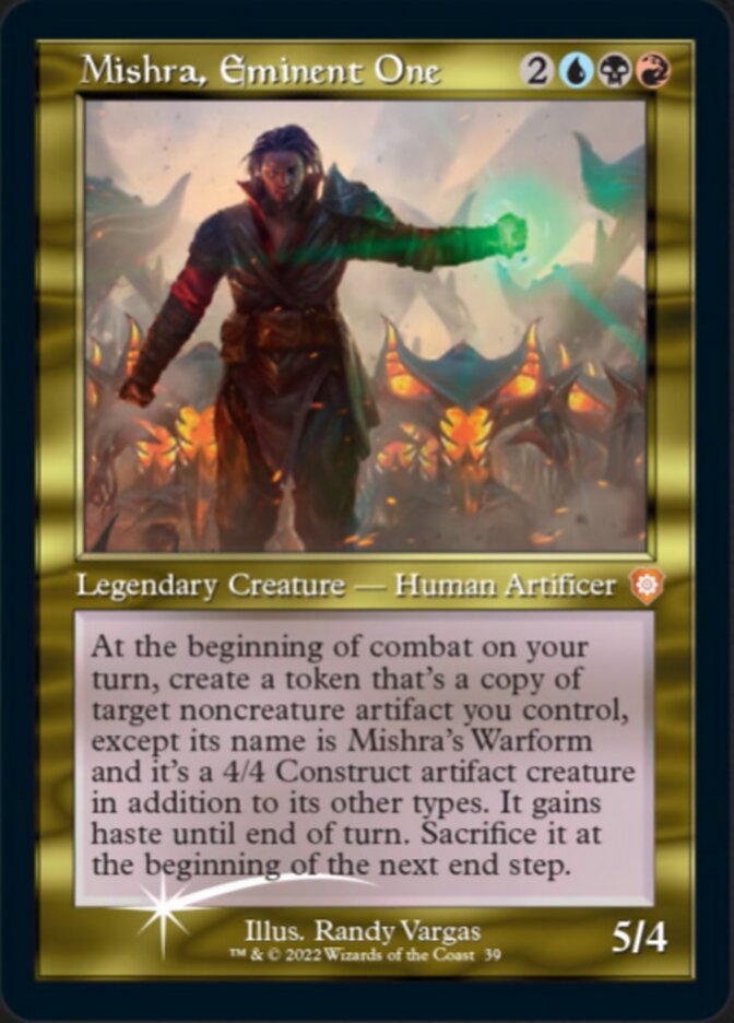 Mishra, Eminent One (039) (Retro) (Display Commander) [The Brothers' War Commander] | Enigma On Main