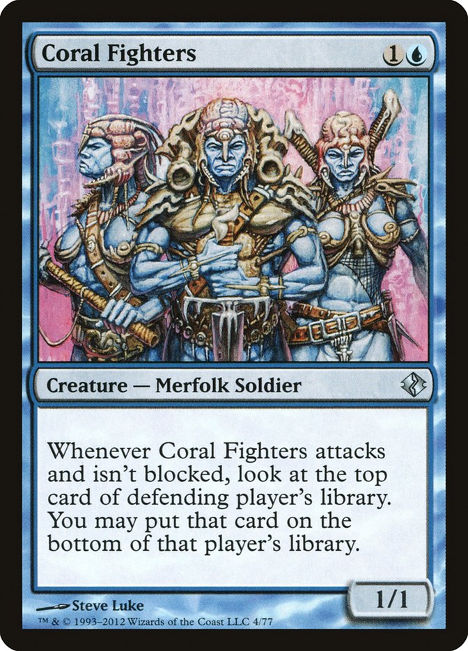 Coral Fighters [Duel Decks: Venser vs. Koth] | Enigma On Main