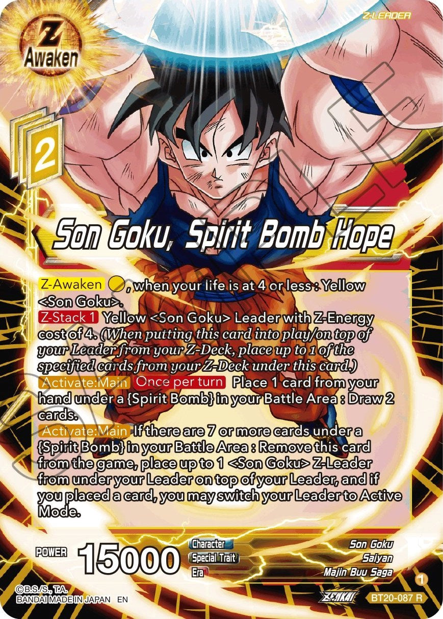 Son Goku, Spirit Bomb Hope (BT20-087) [Power Absorbed] | Enigma On Main
