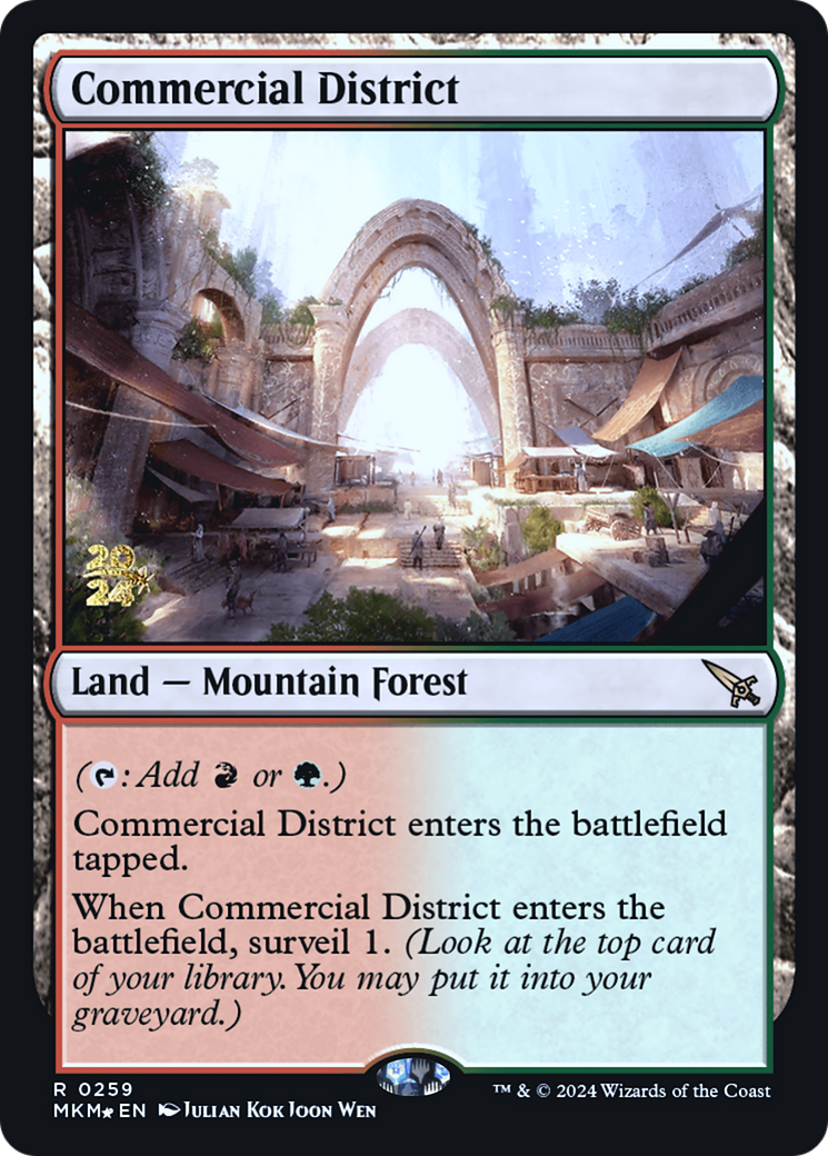 Commercial District [Murders at Karlov Manor Prerelease Promos] | Enigma On Main