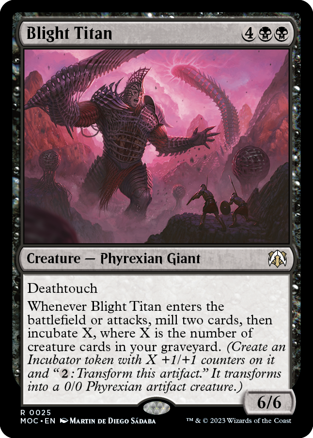 Blight Titan [March of the Machine Commander] | Enigma On Main