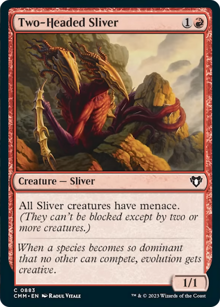 Two-Headed Sliver [Commander Masters] | Enigma On Main